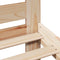 vidaXL Bed Frame without Mattress 135x190 cm Double Solid Wood Pine