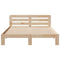 vidaXL Bed Frame without Mattress 140x190 cm Solid Wood Pine