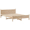 vidaXL Bed Frame without Mattress 140x200 cm Solid Wood Pine