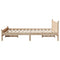 vidaXL Bed Frame without Mattress 140x200 cm Solid Wood Pine