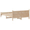 vidaXL Bed Frame without Mattress 140x200 cm Solid Wood Pine