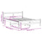 vidaXL Bed Frame without Mattress 140x200 cm Solid Wood Pine