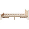 vidaXL Bed Frame without Mattress 120x200 cm Solid Wood Pine