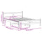 vidaXL Bed Frame without Mattress Wax Brown 120x200 cm Solid Wood Pine
