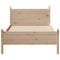 vidaXL Bed Frame without Mattress 100x200 cm Solid Wood Pine