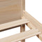 vidaXL Bed Frame without Mattress 100x200 cm Solid Wood Pine