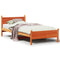 vidaXL Bed Frame without Mattress Wax Brown 90x200 cm Solid Wood Pine