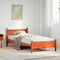vidaXL Bed Frame without Mattress Wax Brown 90x200 cm Solid Wood Pine