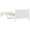 vidaXL Bed Frame without Mattress White 75x190 cm Small Single Solid Wood Pine
