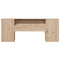 vidaXL Headboard with Storage 200 cm Solid Wood Pine