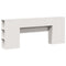 vidaXL Headboard with Storage White 180 cm Solid Wood Pine