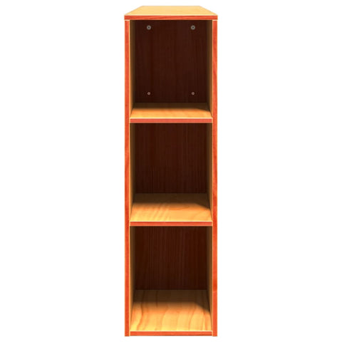 vidaXL Headboard with Storage Wax Brown 180 cm Solid Wood Pine