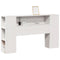vidaXL Headboard with Storage White 160 cm Solid Wood Pine