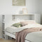 vidaXL Headboard with Storage White 160 cm Solid Wood Pine