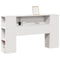vidaXL Headboard with Storage White 150 cm Solid Wood Pine
