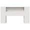 vidaXL Headboard with Storage White 150 cm Solid Wood Pine