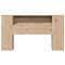 vidaXL Headboard with Storage 140 cm Solid Wood Pine