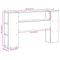 vidaXL Headboard with Storage 140 cm Solid Wood Pine