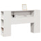 vidaXL Headboard with Storage White 140 cm Solid Wood Pine
