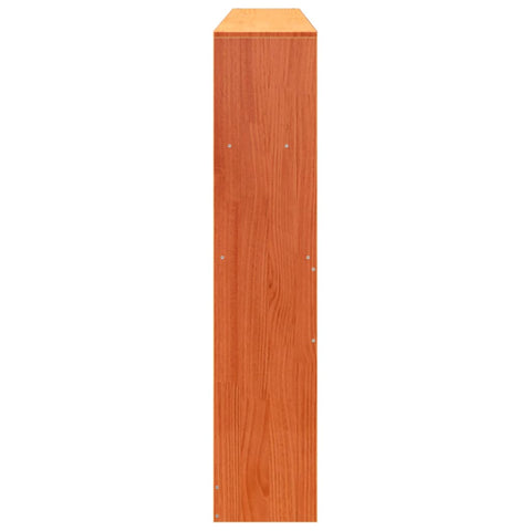 vidaXL Headboard with Storage Wax Brown 180 cm Solid Wood Pine