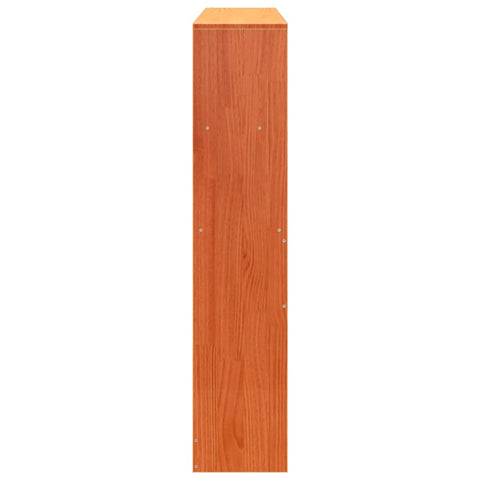 vidaXL Headboard with Storage Wax Brown 150 cm Solid Wood Pine