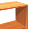 vidaXL Headboard with Storage Wax Brown 150 cm Solid Wood Pine
