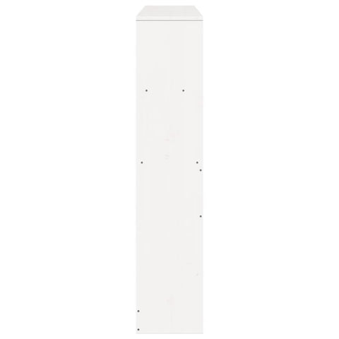 vidaXL Headboard with Storage White 140 cm Solid Wood Pine