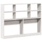 vidaXL Headboard with Storage White 140 cm Solid Wood Pine