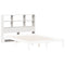 vidaXL Headboard with Storage White 140 cm Solid Wood Pine