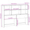 vidaXL Headboard with Storage White 140 cm Solid Wood Pine