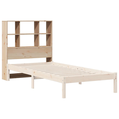 vidaXL Headboard with Storage 90 cm Solid Wood Pine