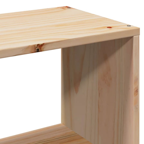 vidaXL Headboard with Storage 90 cm Solid Wood Pine