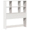 vidaXL Headboard with Storage White 90 cm Solid Wood Pine
