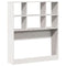 vidaXL Headboard with Storage White 90 cm Solid Wood Pine