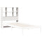 vidaXL Headboard with Storage White 90 cm Solid Wood Pine