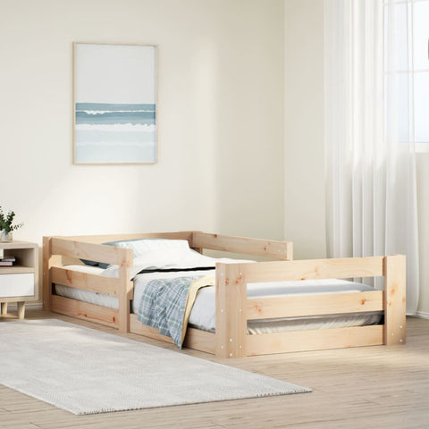 vidaXL Bed Frame without Mattress 90x200 cm Solid Wood Pine