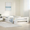 vidaXL Bed Frame without Mattress White 100x200 cm Solid Wood Pine