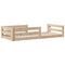 vidaXL Bed Frame without Mattress 80x160 cm Solid Wood Pine