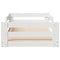 vidaXL Bed Frame without Mattress White 80x160 cm Solid Wood Pine