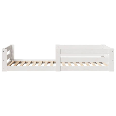 vidaXL Bed Frame without Mattress White 80x160 cm Solid Wood Pine