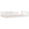 vidaXL Bed Frame without Mattress White 80x160 cm Solid Wood Pine