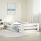 vidaXL Bed Frame without Mattress White 90x190 cm Single Solid Wood Pine