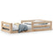 vidaXL Bed Frame without Mattress 75x190 cm Small Single Solid Wood Pine