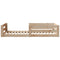 vidaXL Bed Frame without Mattress 75x190 cm Small Single Solid Wood Pine