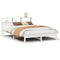 vidaXL Bookcase Bed without Mattress White 120x200 cm Solid Wood Pine