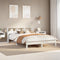 vidaXL Bookcase Bed without Mattress White 120x200 cm Solid Wood Pine