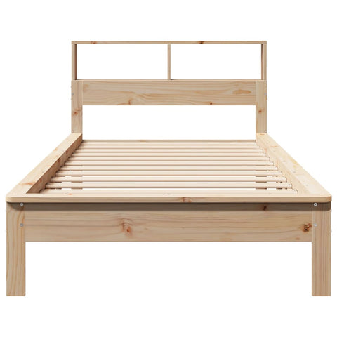 vidaXL Bookcase Bed without Mattress 100x200 cm Solid Wood Pine