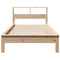 vidaXL Bookcase Bed without Mattress 90x200 cm Solid Wood Pine