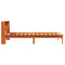 vidaXL Bookcase Bed without Mattress Wax Brown 90x190 cm Single Solid Wood Pine