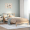 vidaXL Bookcase Bed without Mattress 75x190 cm Small Single Solid Wood Pine